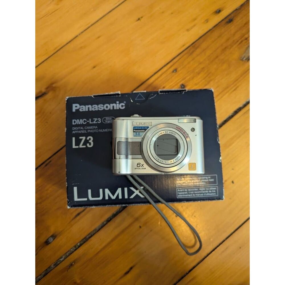 Panasonic Lumix DMC-LZ3 Digital Camera | 5.0 MP Tested & Working With Box